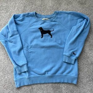 The Black Dog blue crewneck!!